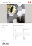 ABOLOS HMDPFNHEX-GS Grand Cement Gray Hexagon 7 in. x 7 in. Matte Ceramic Decorative Wall and Floor Tile (11.40 Sq. ft./ Box) Specification