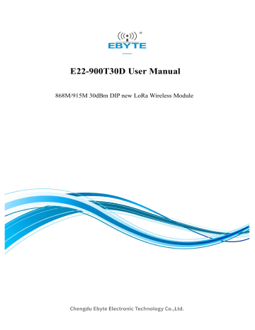 Ebyte E22-900T30D User Manual | Manualzz