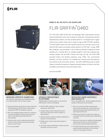 FLIR Griffin G460 Datasheet | Manualzz