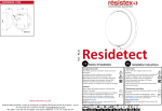 resistex Residetect LED Mounting instructions