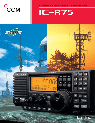 ICOM IC-R75 HF+50MHz All Mode Communication Receiver User Guide | Manualzz