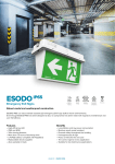 HANECO ESODO IP65 Emergency Exit Signs Owner&rsquo;s Manual