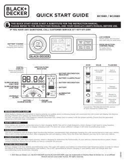 BLACK DECKER BC15BD Product Manual User Guide instruction