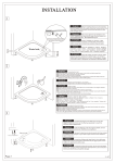 sanexo sadb00415 Douchebak Wit Daisy Kwartrond Hoog 90X90 Polystone Instruction manual