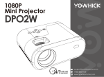 YOWHICK DP02W 1080p Mini Projector User Manual