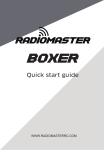 Radiomaster Boxer Radio Controller User Guide