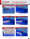 Star Hanger 349 Upholstery Mount and 224 Galaxy Seat Cushion Installation Guide