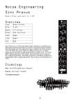 Noise Engineering Sinc Pravus 4 HP Quad Offset Module User Manual