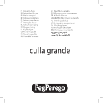 PegPerego culla grande Strollers Veloce Manuale di istruzioni