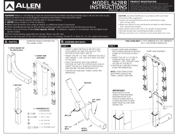 allen 542rr bike rack