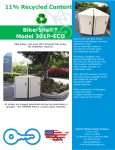American Bicycle Security Company Bike-Shell&trade; 301P-ECO Specifications and Assembly Instructions