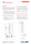 Mizu 9503817 Soothe Basin Mixer Tap Chrome Installation Instructions