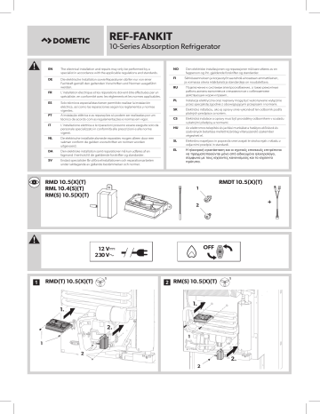 Dometic REF-FANKIT for 10 Series Installation manual | Manualzz