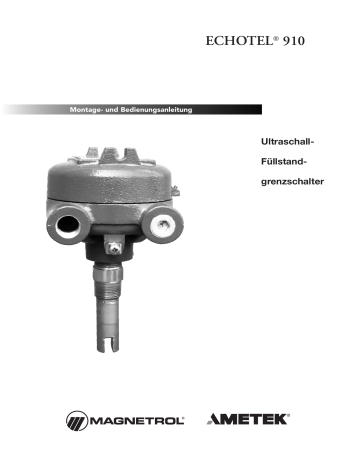 Magnetrol Echotel 910 Bedienungsanleitung | Manualzz