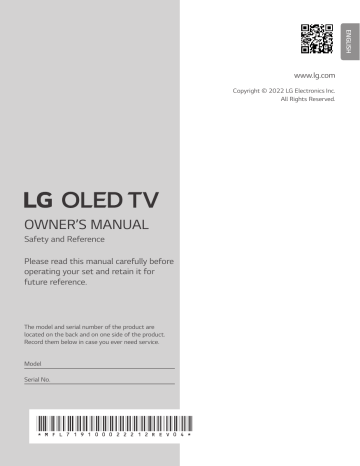 LG GSCS CDN B2C OLED TV Owner’s Manual | Manualzz