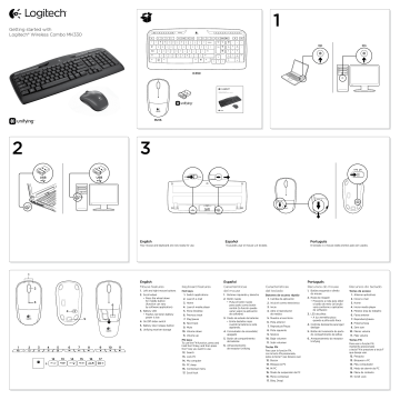 Logitech Wireless Combo Mk330 User Guide 