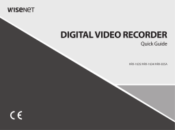 WISeNeT HRX-1635-48TB Digital Video Recorder User Guide