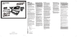 XU1 XPL-600U Planer Instructions