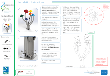 Percussion Play Inspired by Nature Ensemble Installation Instructions | Manualzz