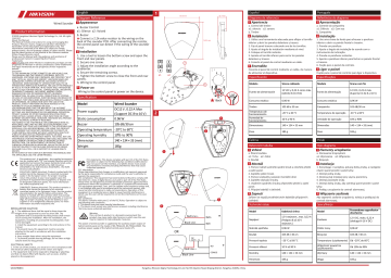 Hikvision DS-PS1-B Wired Intrusion Alarm Manual De Utilizare | Manualzz