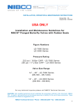 Nibco LD-3000 &amp; LD-7000 Series Installation Manual