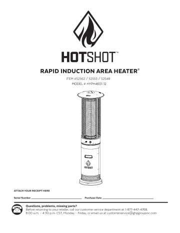 Black & Decker Rapid Induction Patio Heater BD17203