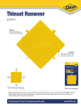 QEP 62963 Thinset Removal Tool for 4-Grout Joint Sizes (1/16 in., 1/8 in., 3/16 in. and 1/4 in.) Use and Care Manual