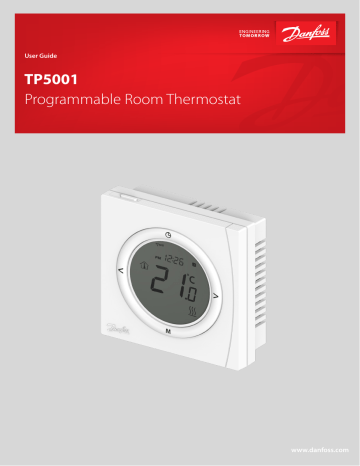 Danfoss TP5001 Programmable Room Thermostat User Guide | Manualzz