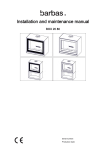 Barbas BOX 20 80 Installation Manual