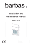 Barbas Evolux 70-55 Installation Manual