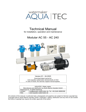 Aquatec AC Owner's Manual | Manualzz