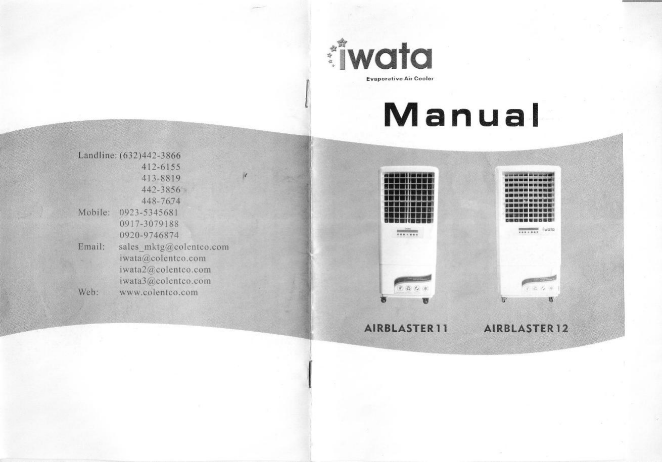 Iwata AIRBLASTER 11 12 Product Manual Manualzz