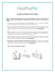 ACON HealthyMe Strip and Urine Specimen Instruction manual