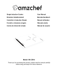 amzchef SK-CB14 Single Induction Cooker Benutzerhandbuch