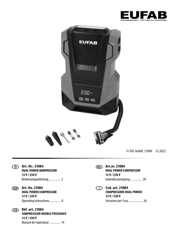 EUFAB Compressore Dual Power, 10 Bar, 12 V / 230 V. | Compressori, Utensili Pneumatici A Prezzi Molto Vantaggiosi | Elektronik - Foto 14