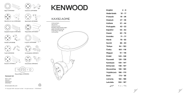 KENWOOD PASTA SHAPER ATTACHMENT KAX92.A0ME & Accessories  Conghigliette/Fusilli/Spaccatelli /Unboxing 