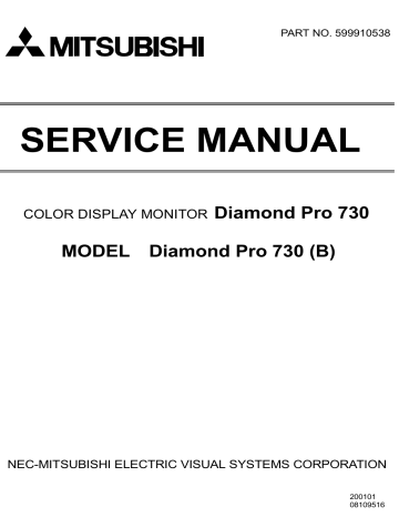 Mitsubishi DIAMOND PRO 900 User`s guide | Manualzz
