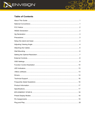 Envision G2361 User Guide | Manualzz