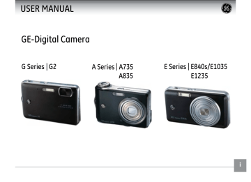 General Electric A835 Camera User Guide | Manualzz