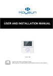 Kaysun Individual Wired Controller KC-03.1 SPS User Manual