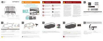 Springfree O92 Large Oval Trampoline Instructions / Assembly | Manualzz