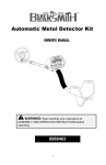 Mr. Blacksmith 8968463 Metal Detector Kit Owner's Manual