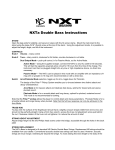 NS Design NXTa Electric Upright Bass Owner&rsquo;s Manual