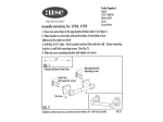 USE 1754.01 Dover Double Post Toilet Paper Holder Installation Guide