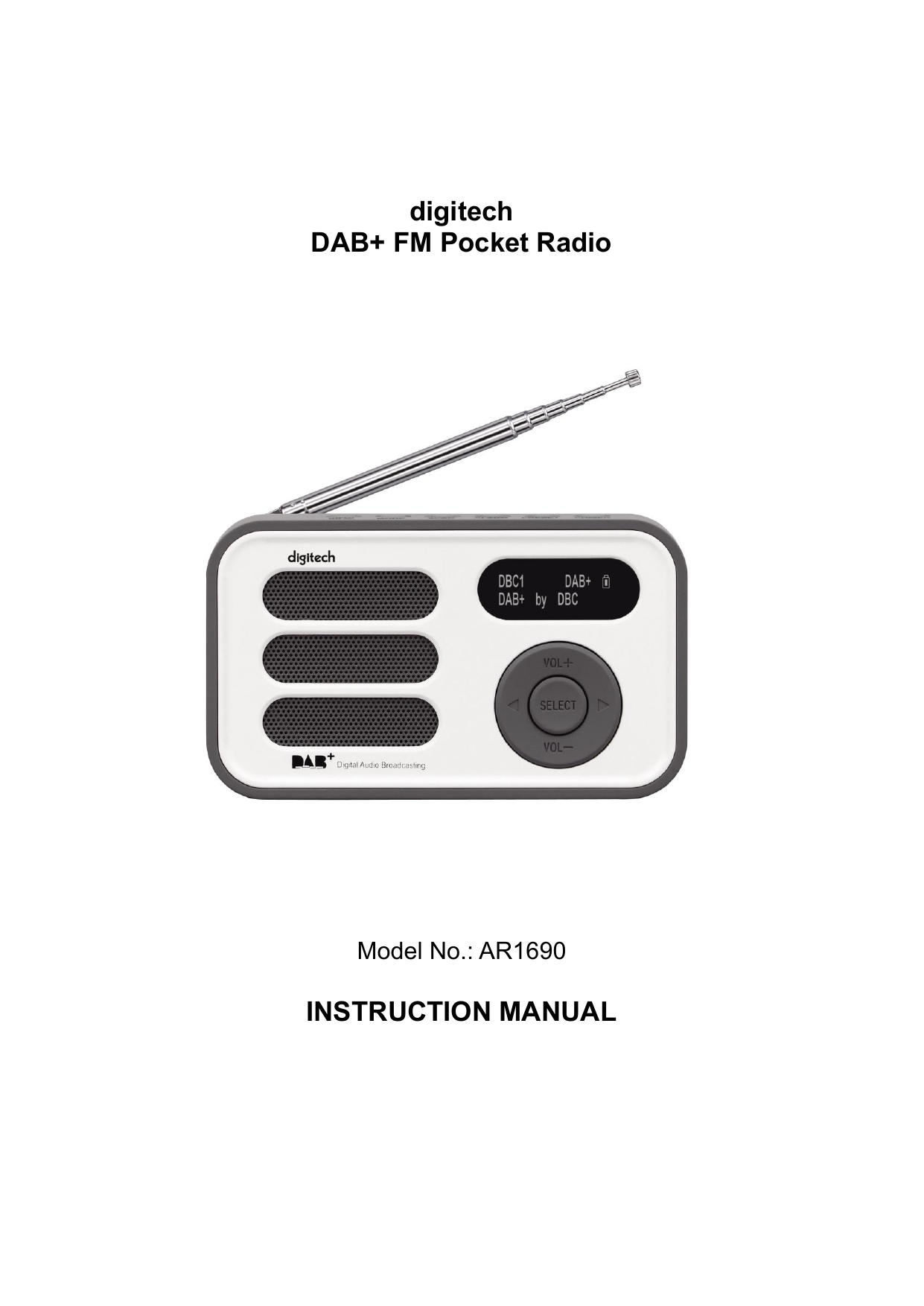 Digital Radio DAB+, SRD 7757BK