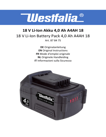 AEG Batteria Pro 18V 4.0Ah – Tecnologia High Demand L1840SHD, Per Utensili Professionali