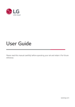 LG webOS TV User Guide