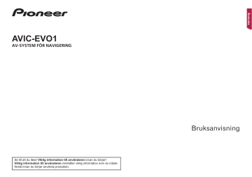 Pioneer AVIC-EVO1-G72-BBF Användarmanual | Manualzz