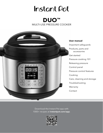 Instant Pot Duo Plus V1 User Manual 