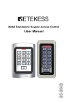T-AC03 Metal Keypad Access Control: AI Chat &amp; PDF Download